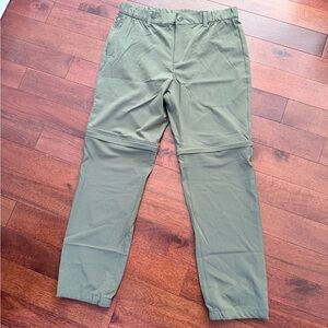 Gerry Men's Green Cargo Pants 32x32 Convertible